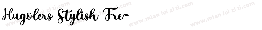 Hugolers Stylish Fre字体转换